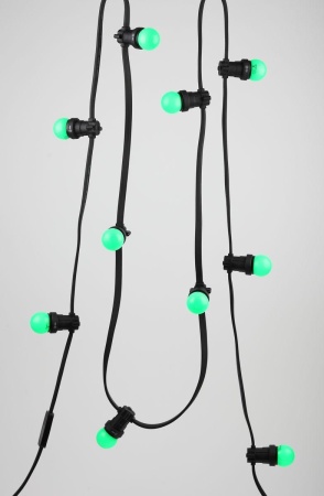 Лампа светодиодная ЭРА E27 1W 3000K зеленая ERAGL45-E27 Б0049574