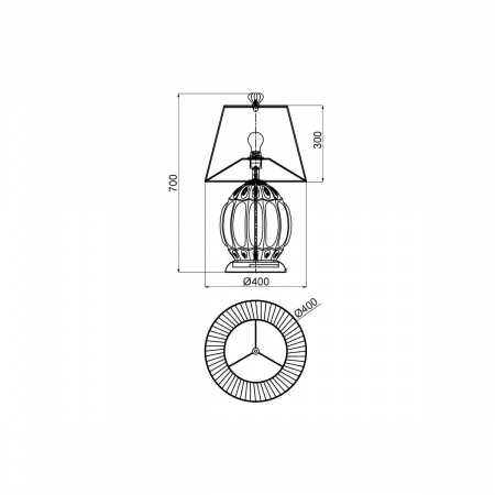 Настольная лампа Vele Luce Helen VL4263N11