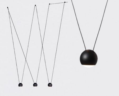 Подвесной светодиодный светильник Italline IT03-1425 black