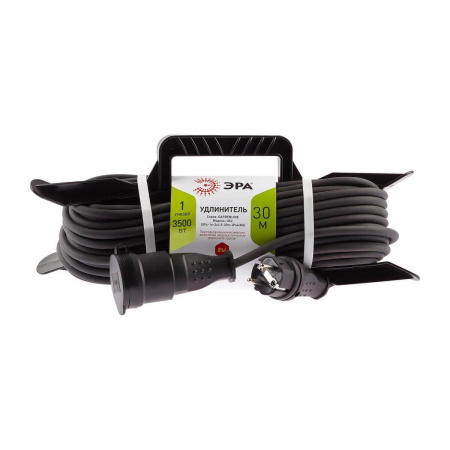 Удлинитель силовой ЭРА 1гн 30м с/з UFx-1e-3x2,5-30m-IP44(kg) Б0050872
