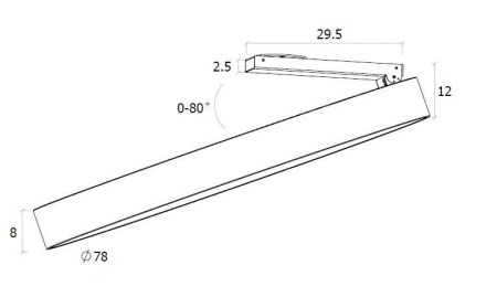 Светодиодный спот DesignLed UF034-80-WH-NW 003009