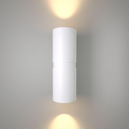 Уличный настенный светодиодный светильник Elektrostandard Liberty 35124/U белый a060097