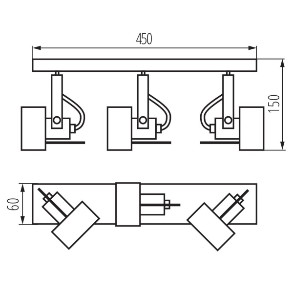 Спот Kanlux SONDA II EL-3I B 34924