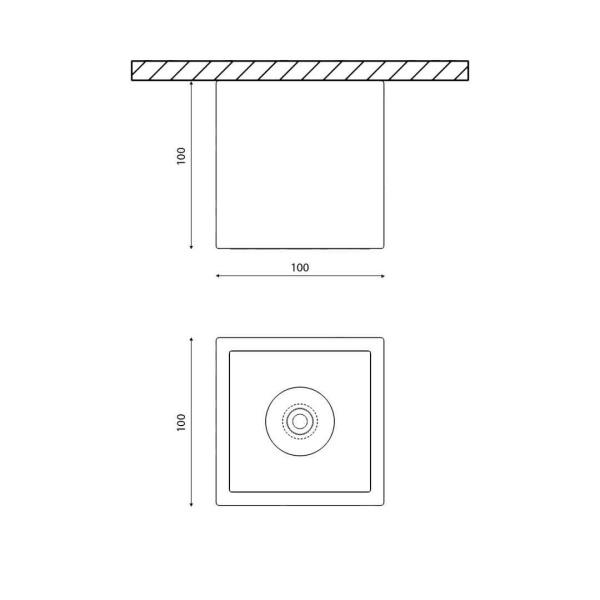 Потолочный светодиодный светильник DesignLed DL-SPL SPL-CB-18-BL-NW 005429