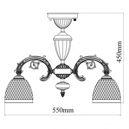 Подвесная люстра MW-Light Фелиция 114010405