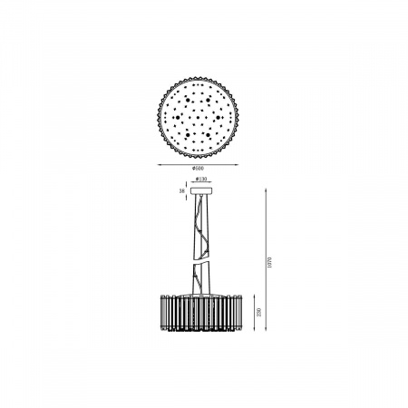 Подвесная люстра Vele Luce Lillian VL3093P06