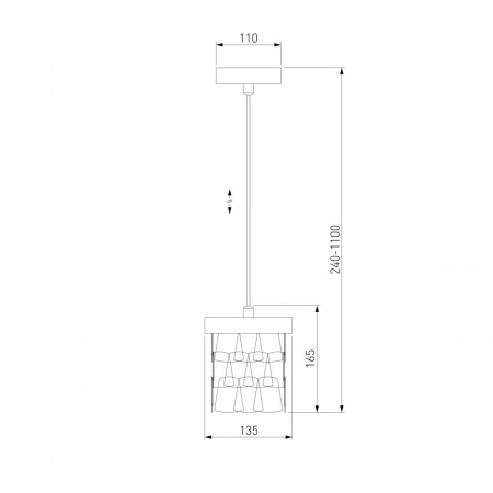 Подвесной светильник Bogates Corazza 317/1