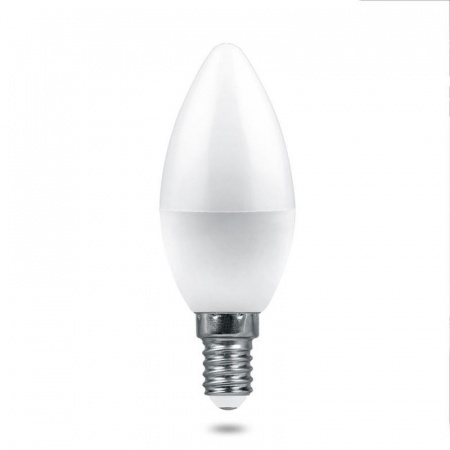Лампа светодиодная Feron E14 6W 2700K Матовая LB-1306 38044