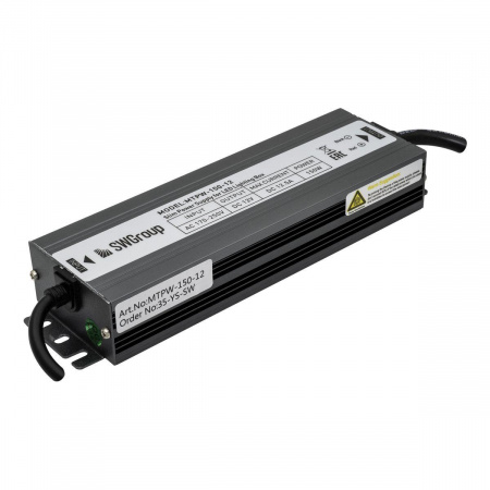 Блок питания SWG 12V 150W IP67 12,5A MTPW-150-12 001275 Алматы