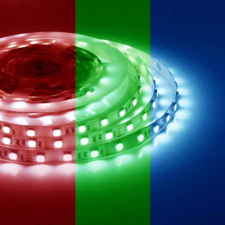 Светодиодная лента Apeyron 14,4W/m 60LED/m 5050SMD разноцветная 5M 10-33 Алматы
