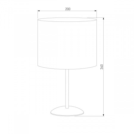 Настольная лампа TK Lighting 5278 Tercino Blue