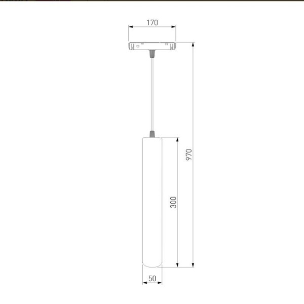 Трековый светодиодный светильник Elektrostandard Slim Magnetic 85014/01 a057202