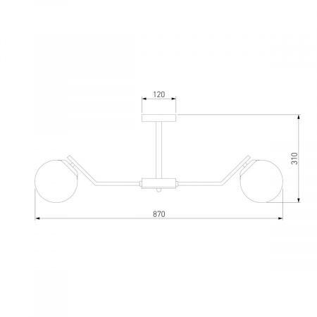 Подвесная люстра Eurosvet Frost 70154/8 латунь