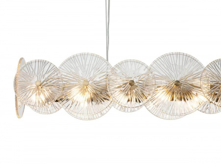 Подвесная люстра Indigo Miele 12021/7PL Brass V000021