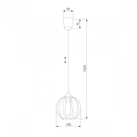 Подвесной светильник TK Lighting 1644 Galaxy 1