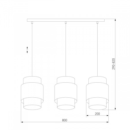 Подвесной светильник TK Lighting 6531 Boho White