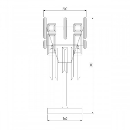 Настольная лампа Bogates Lago 01108/1 Strotskis