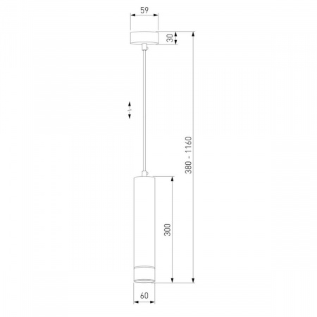 Подвесной светильник Eurosvet DLN107 GU10