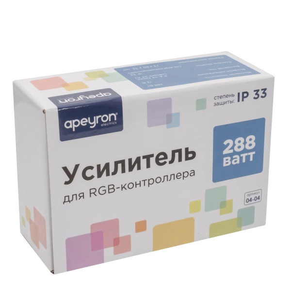 Усилитель RGB Apeyron 12/24V 04-04(288) Алматы