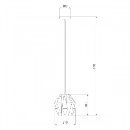 Подвесной светильник Eurosvet 50137/1 черный