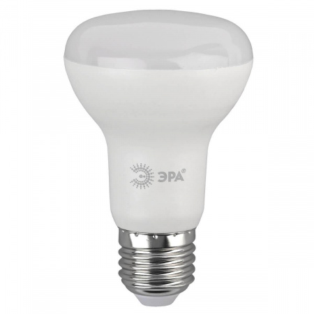 Лампа светодиодная ЭРА E27 8W 2700K матовая LED R63-8W-827-E27 Б0020557