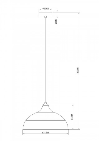 Подвесной светильник Moderli Sega V2760-1P