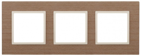 Рамка 3-постовая ЭРА Elegance 14-5303-07 Б0034578