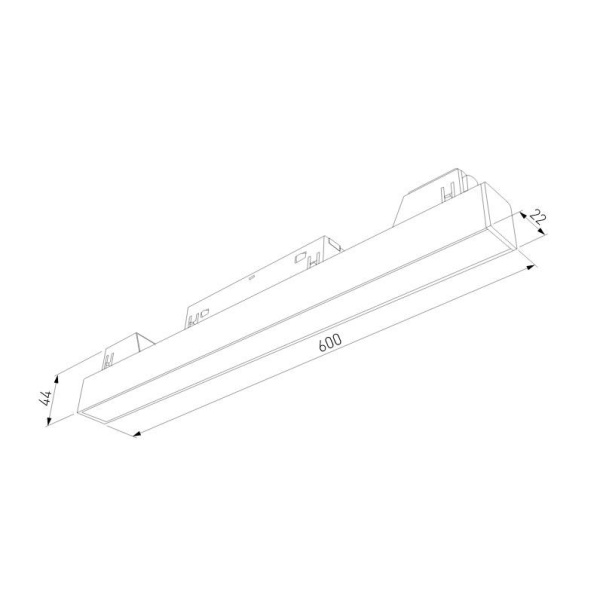 Трековый светодиодный светильник Elektrostandard Slim Magnetic 85002/01 a057190