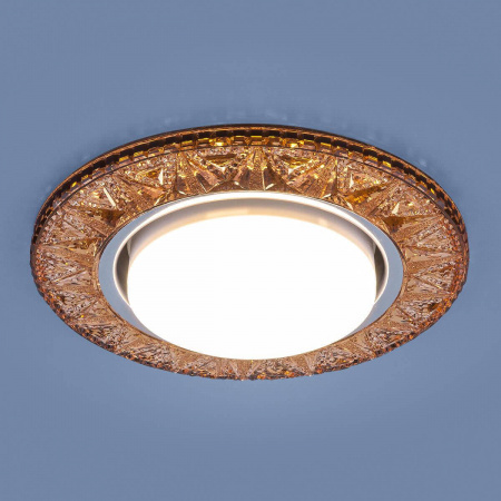 Встраиваемый светильник Elektrostandard 3022 GX53 GD золото a037069