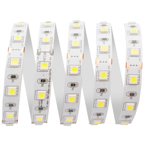 Светодиодная лента Apeyron 14,4W/m 60Led/m 5050SMD холодный белый 1M 227BL Алматы