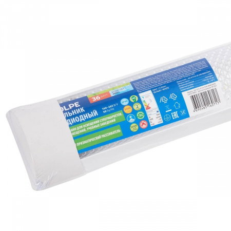 Потолочный светодиодный светильник Volpe ULO-Q155 AL120-36W/4000K White UL-00009261 Алматы