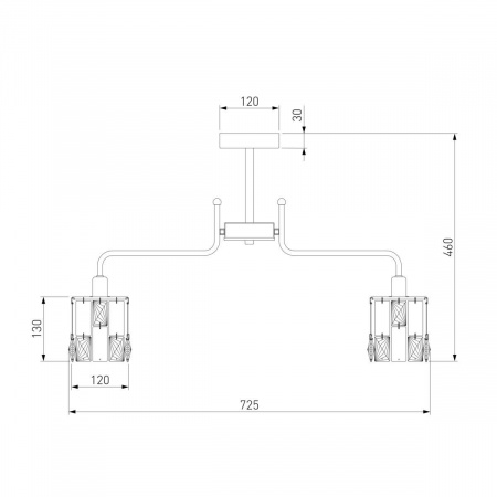 Потолочная люстра Eurosvet 10101/8 хром/прозрачный хрусталь Strotskis