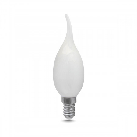 Лампа светодиодная филаментная диммируемая Gauss E14 9W 4100К матовая 104201209-D