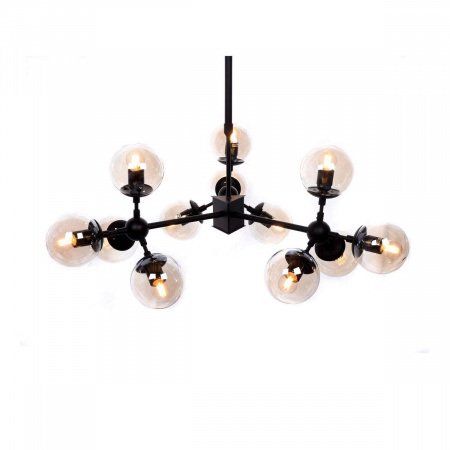 Подвесная люстра Lumina Deco Zodiak LDP 160-12 BK