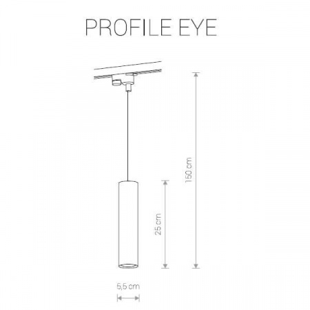 Трековый светильник Nowodvorski Profile Eye 9337