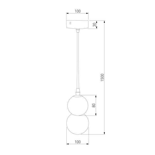 Подвесной светильник Eurosvet Polar 50250/1 LED черный