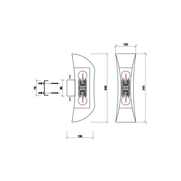 Бра Vele Luce Hellion VL5703W02