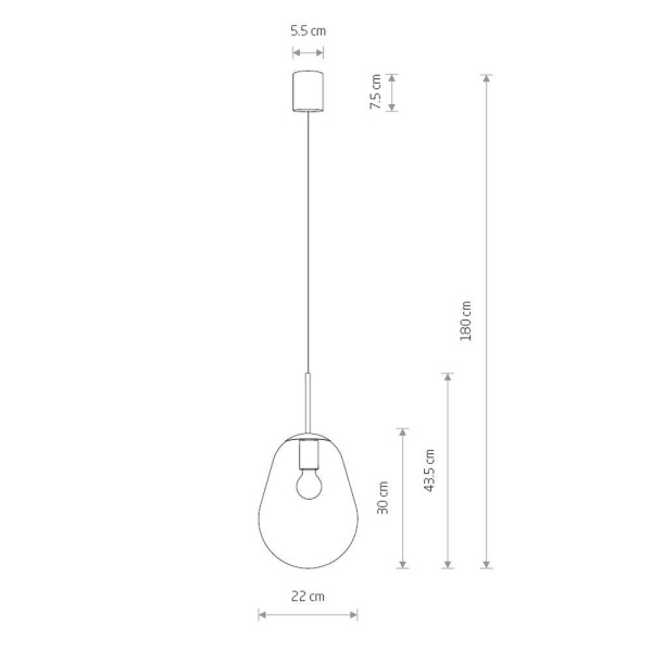 Подвесной светильник Nowodvorski Pear S 7800