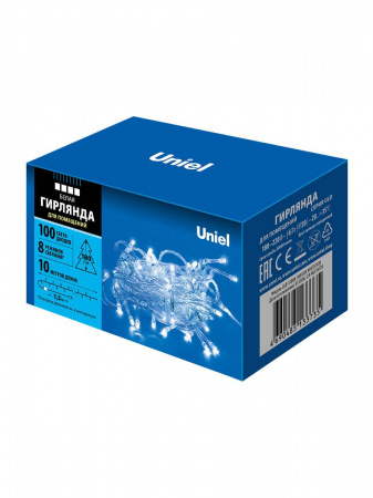 Светодиодная гирлянда Uniel 220V белый ULD-S1000-100/DTA White IP20 UL-00007201 Алматы Светодиодная гирлянда Uniel 220V белый ULD-S1000-100/DTA White IP20 UL-00007201