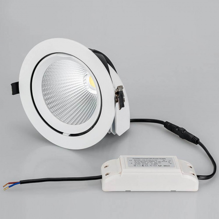 Встраиваемый светодиодный светильник Arlight LTD-150WH-Explorer-30W Warm White 38deg 024025 Алматы