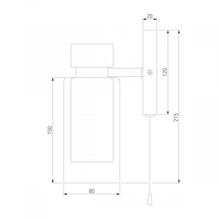 Бра Eurosvet Amado 70115/1 белый