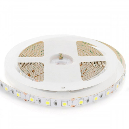 Светодиодная лента Apeyron 14,4W/m 60LED/m 5050SMD холодный белый 5M 15BL Алматы