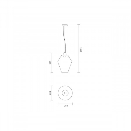 Подвесной светильник Vele Luce Calima VL5242P31