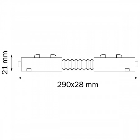 Коннектор гибкий Lightstar Barra 505157
