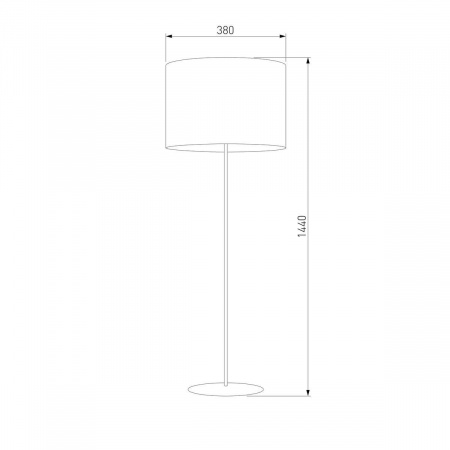 Торшер TK Lighting 5279 Tercino Blue