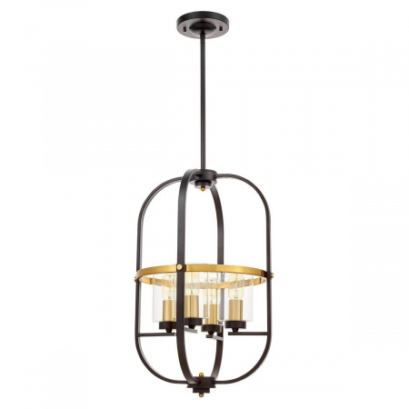 Подвесная люстра Lumina Deco Monterey LDP 1141-4 BK+MD