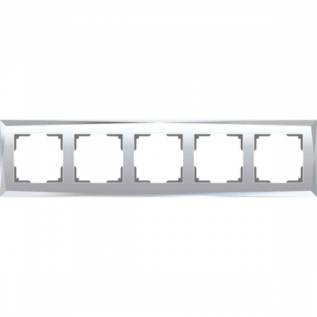 Рамка на 5 постов зеркальная Werkel W0051220 4690389158896