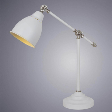 Настольная лампа Arte Lamp Braccio A2054LT-1WH Алматы Настольная лампа Arte Lamp Braccio A2054LT-1WH