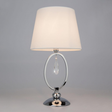 Настольная лампа Eurosvet 01055/1 хром/прозрачный хрусталь Strotskis