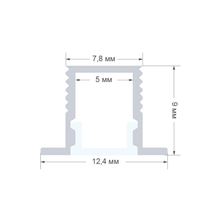Профиль встраиваемый Apeyron 08-39 Алматы